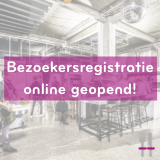 Bezoekersregistratie online geopend!